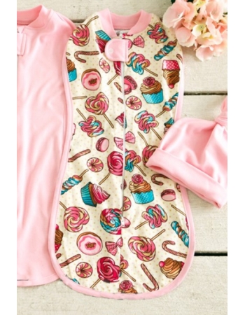 Пеленка кокон для детей трикотажная, Delicious
