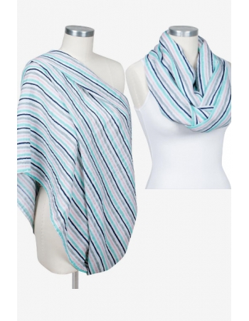 Накидка для кормления - милкснуд муслиновый Bebe Au Lait, Candy