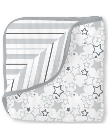 Муслиновое одеяло SwaddleDesigns, цвет Starshine Shimmer Sterling