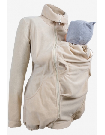 Слингокуртка флисовая, бежевый
