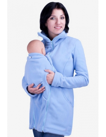 Флисовая слингокуртка 3в1 Mammalia, голубой