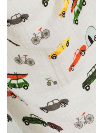 Муслиновая пеленка для новорожденных Diva большая, Cars