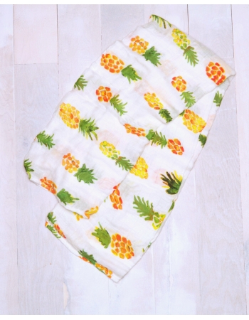 Муслиновая пеленка для новорожденных Diva большая, Pineapple Cotton