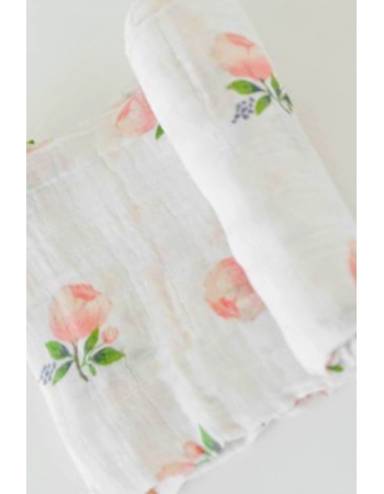 Муслиновая пеленка для новорожденных Diva большая, Rose Cotton