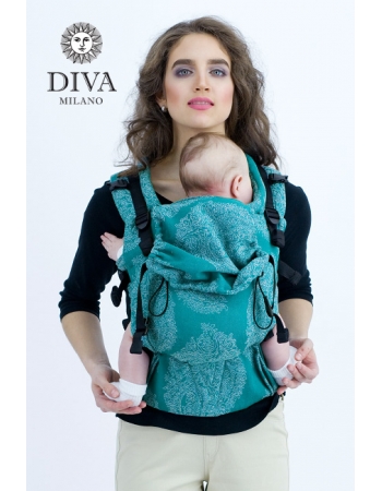 Эрго-рюкзак для новорожденных Diva Essenza Smeraldo Linen One!