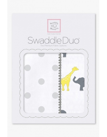 Набор пеленок SwaddleDesigns Swaddle Duo Circus Fun Sterling