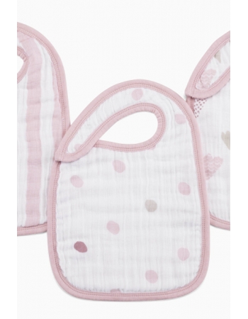 Слюнявчик Aden Anais, набор 3, Heart Breaker