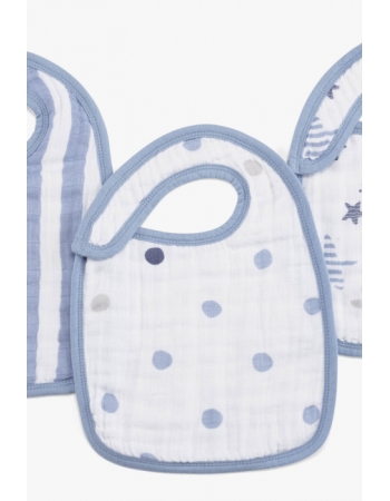 Слюнявчик Aden&Anais, набор 3, Rock Star