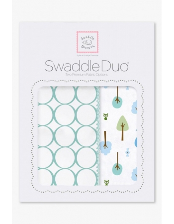 Набор пеленок SwaddleDesigns Swaddle Duo, SC Cute & Wild