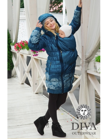 Слингокуртка Diva Outerwear Azzurro