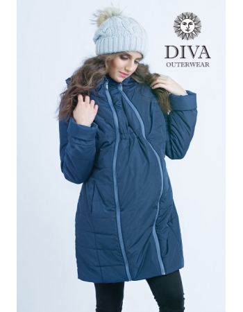 Слингокуртка зимняя 4 в 1 Diva Outerwear Azzurro