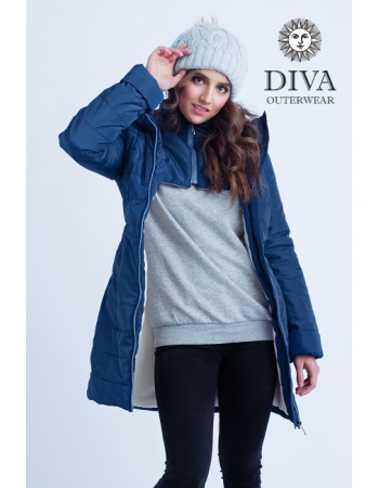 Слингокуртка зимняя 4 в 1 Diva Outerwear Azzurro