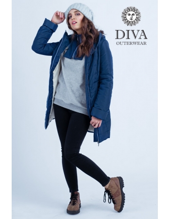 Слингокуртка зимняя 4 в 1 Diva Outerwear Azzurro