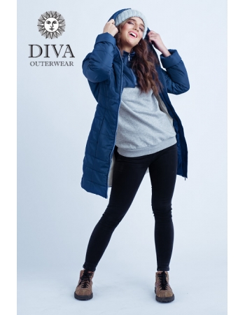 Слингокуртка зимняя 4 в 1 Diva Outerwear Azzurro