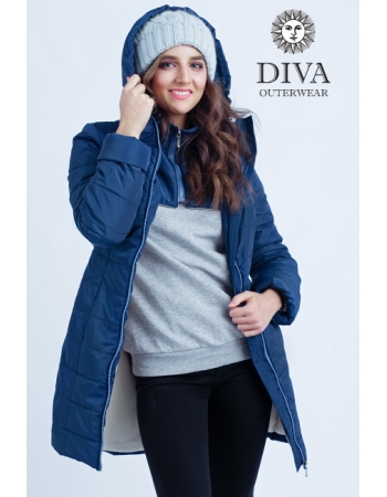 Слингокуртка зимняя 4 в 1 Diva Outerwear Azzurro