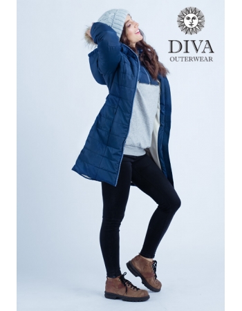 Слингокуртка зимняя 4 в 1 Diva Outerwear Azzurro