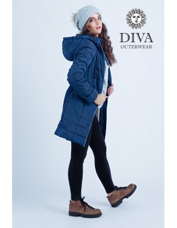 Слингокуртка зимняя 4 в 1 Diva Outerwear Azzurro