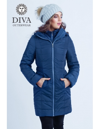 Слингокуртка зимняя 4 в 1 Diva Outerwear Azzurro