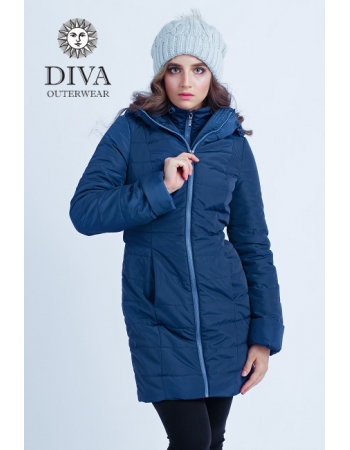 Слингокуртка зимняя 4 в 1 Diva Outerwear Azzurro