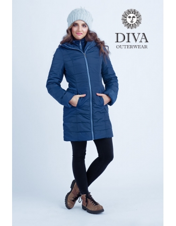 Слингокуртка зимняя 4 в 1 Diva Outerwear Azzurro