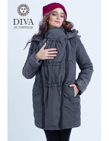 Слингокуртка зимняя 4 в 1 Diva Outerwear Grafite