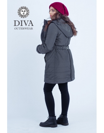 Слингокуртка зимняя 4 в 1 Diva Outerwear Grafite