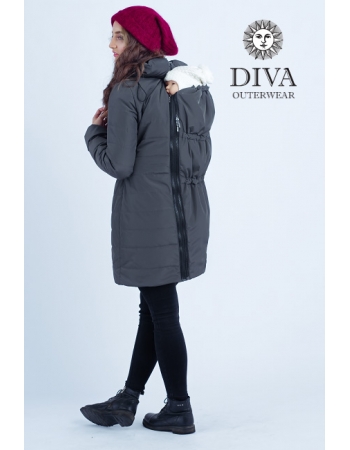 Слингокуртка зимняя 4 в 1 Diva Outerwear Grafite