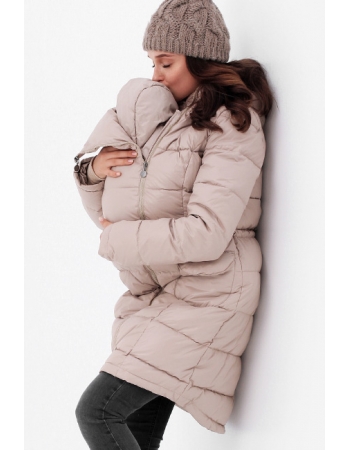 Слингопальто-слингокуртка зимняя пуховая 3 в 1, бежевый