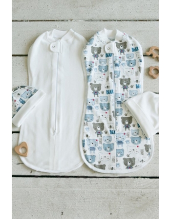 Комплект пеленок-коконов для новорожденных, Teddy