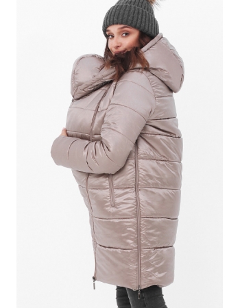 Слингокуртка-трансформер зимняя 3 в 1, золотистая