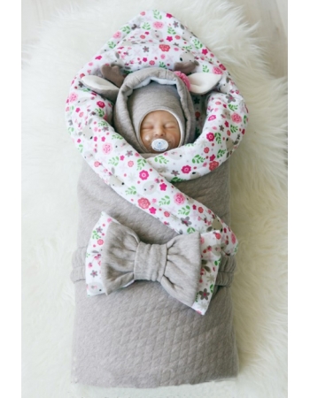 Комплект на выписку для новорожденных холодная зима Faline (7 предметов)