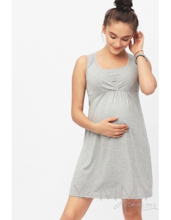 Ночная сорочка, цвет серый меланж