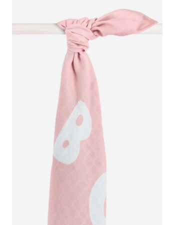 Пеленка/простынь муслиновая для новорожденных Jollein большая, ABCМуслиновая пеленка/простынь для новорожденных Jollein большая, ABC