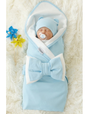 Комплект на выписку для новорожденных жаркое лето Blue simple (5 предметов)