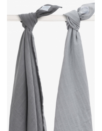 Пеленки муслиновые для новорожденного Jollein, большие, Grey