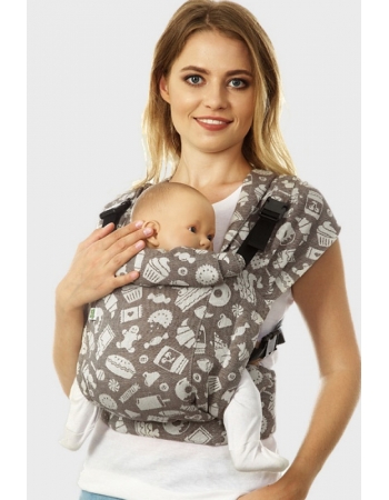 Слинг-рюкзак Mums Era, Sweet Classic монохром