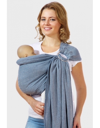 Слинг с кольцами Mums Era Needle, синий