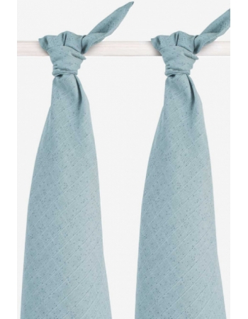 Пеленки муслиновые для новорожденных Jollein, большие, Mini Dots, Mist Stone Green