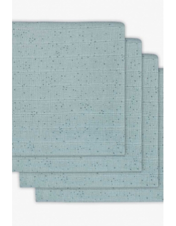 Пеленки муслиновые для новорожденного Jollein средние, Mini dots, Mist Stone Green