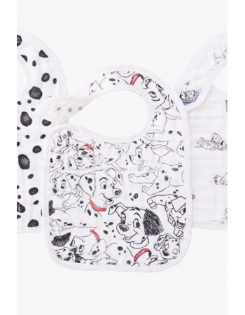 Слюнявчик Aden&Anais, набор из 3 штук, 101 Dalmatians