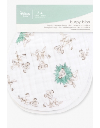 Слюнявчик Aden&Anais 2в1, набор из 2 штук, Lion King