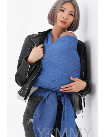 Май-слинг YM, васильковый/темно-серый