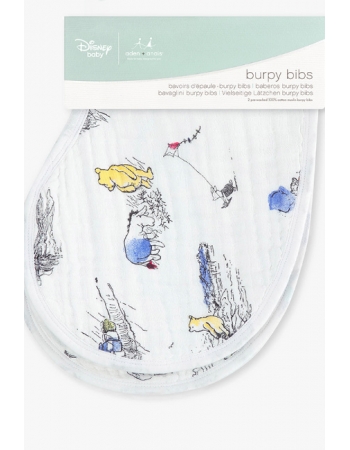 Слюнявчик 2в1 Aden Anais, набор из 2 штук, Winnie The Pooh