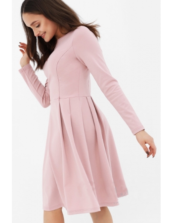 Платье для кормящих и беременных со складками, капучино