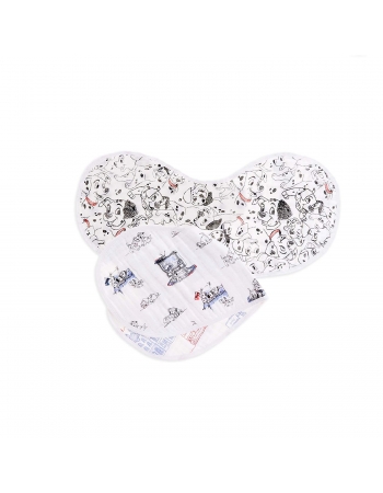 Слюнявчик 2в1 Aden Anais, набор из 2 штук, 101 Dalmatians
