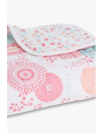 Муслиновое одеяло Aden&Anais, Pink Flowers
