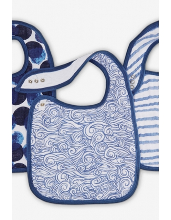 Слюнявчик Aden Anais, набор из 3 штук, Seafaring