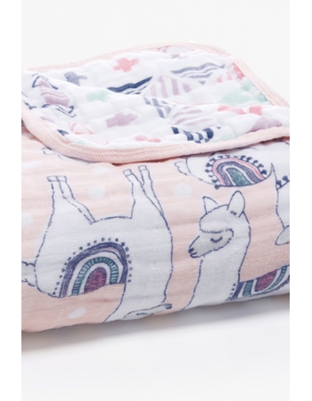 Муслиновое одеяло Aden&Anais, Trail Blooms-Pretty Llama