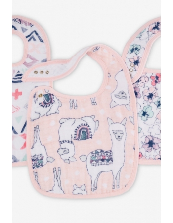 Слюнявчик Aden&Anais, набор 3, Trail Blooms