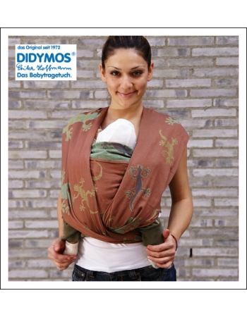 Слинг-шарф Didymos Gekkos Macchia (ящерицы)